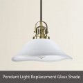 Aspen Creative 25302-64-1 Alabaster Glass Shade For Medium Base Socket Torchiere Lamp Swag Pendant Island Fixture 11-7 8