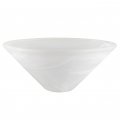 Aspen Creative 25302-64-1 Alabaster Glass Shade For Medium Base Socket Torchiere Lamp Swag Pendant Island Fixture 11-7 8 