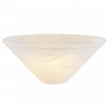 Aspen Creative 25302-64-1 Alabaster Glass Shade For Medium Base Socket Torchiere Lamp Swag Pendant Island Fixture 11-7 8
