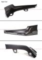 Acr Style Jdm Painted Two-toned Gloss Black Modern Steel Metallic Front Bumper Lip Splitter Kit Compatible For 2018-2020 Honda