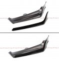 Acr Style Jdm Painted Two-toned Gloss Black Modern Steel Metallic Front Bumper Lip Splitter Kit Compatible For 2018-2020 Honda