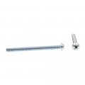 Prime-line Machine Screw Round Head Slotted Phillips Combo 10-24 X 2-1 2 In Zinc Plated Steel Pack Of 100