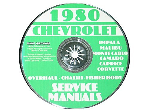 1980 Corvette Shop And Service Manual On Cd