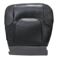 Secos Driver Bottom Perforated Leather Seat Cover Dark Gray For Nissan Frontier 2005 2006 2007 2008 2009 2010 2011 2012 2013 