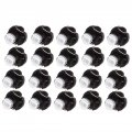 20 Pack 2835 Smd T3 Neo Wedge 1 Led A C Lights Bulb New 8mm Replacement Fit For 1999-2010 Honda Accord Odyssey Red 