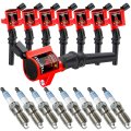 Carbole 8 Pack Curved Boot Ignition Coils Spark Plug Sp479 15 More Energy For Ford F-0 F-250 F-350 6l 5 4l V8 Dg508 Dg457 Dg472 