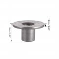 Uxcell M5x15x1 2mm Tee Nut Carbon Steel T-nut Mounting Hardware Fitting Fastener Through Hole Flange Insert Female Thread 30pcs