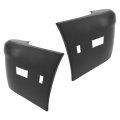 Rear Bumper End Cap Pair For 2010 2013d Transit Connect Xl Xlt Premium Black Pp Plastic Replacement For Fo1105133 Fo1104133 Mo