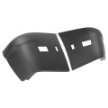 Rear Bumper End Cap Pair For 2010 2013d Transit Connect Xl Xlt Premium Black Pp Plastic Replacement For Fo1105133 Fo1104133 Mo