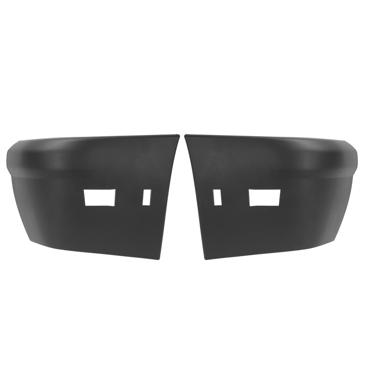 Rear Bumper End Cap Pair For 2010 2013d Transit Connect Xl Xlt Premium Black Pp Plastic Replacement For Fo1105133 Fo1104133 Mo