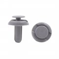100pcs Plastic Car Door Trim Panel Push Rivets 7mm Retainer Clip Fastener Gray 