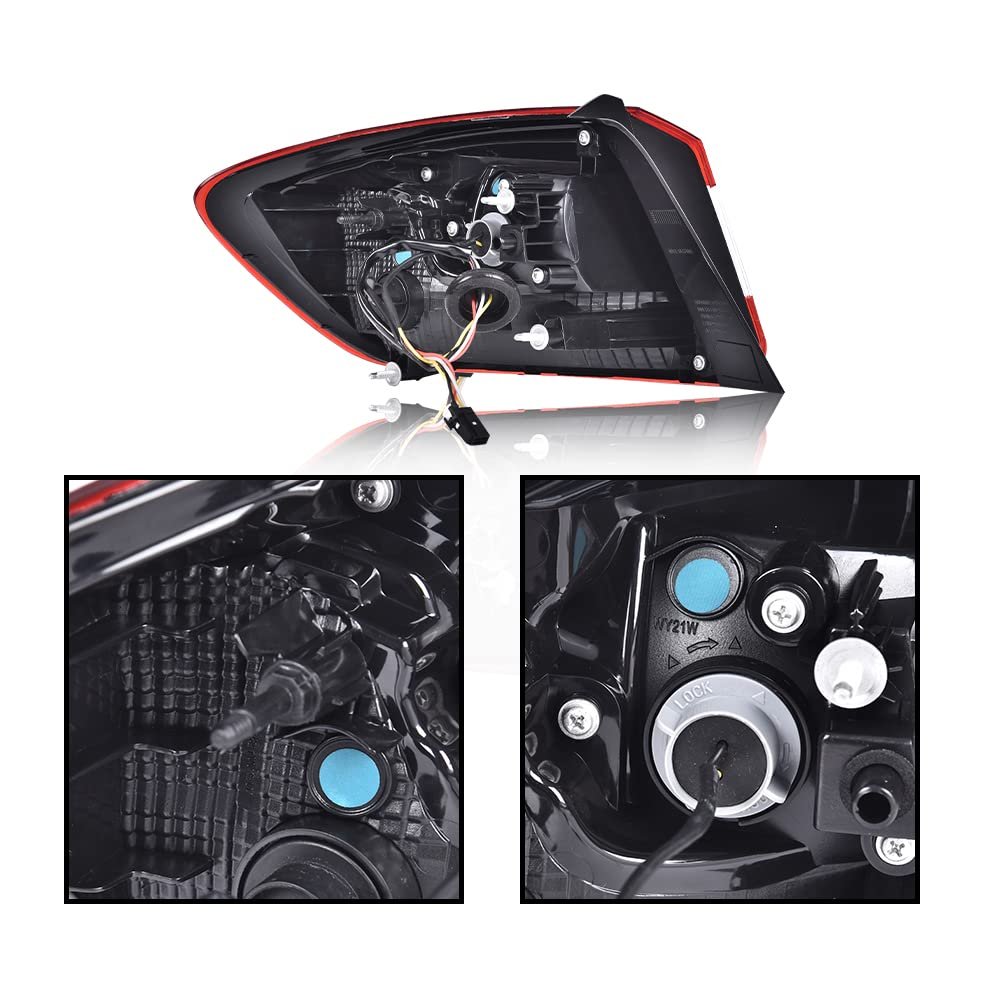 Right Tail Light Assembly Fit Chevy Cruze 4-door Sedan 2016-2019