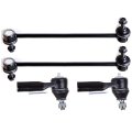 4pc Front Outer Tie Rod End And Sway Bar Link Kit Es3631 K80296 For Ford Escape 2005 2009 Mazda Tribute Mercury Mariner 