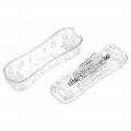 Uxcell Inline Cord Switch Ac 250v 2a Spst Feed-through Rocker For Bedroom Table Lamp Desk Light Clear Pack Of 10