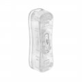 Uxcell Inline Cord Switch Ac 250v 2a Spst Feed-through Rocker For Bedroom Table Lamp Desk Light Clear Pack Of 10