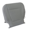 Driver Side Bottom Replacement Perforated Seat Cover Gray Microfiber Leather For Ford F250 F350 F450 F550 Xl 2017 2018 2019 