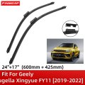 2 Wipers 24 17 Fronts Replacement Fit For Geely Tugella Xingyue Fy11 2019-2022 Windshield Wiper Blades Original Equipment Wiper