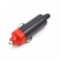 Uxcell 4pcs Car Cigarette Lighter Socket Adapter Dc 12v 24v Black Red