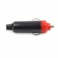 Uxcell 4pcs Car Cigarette Lighter Socket Adapter Dc 12v 24v Black Red