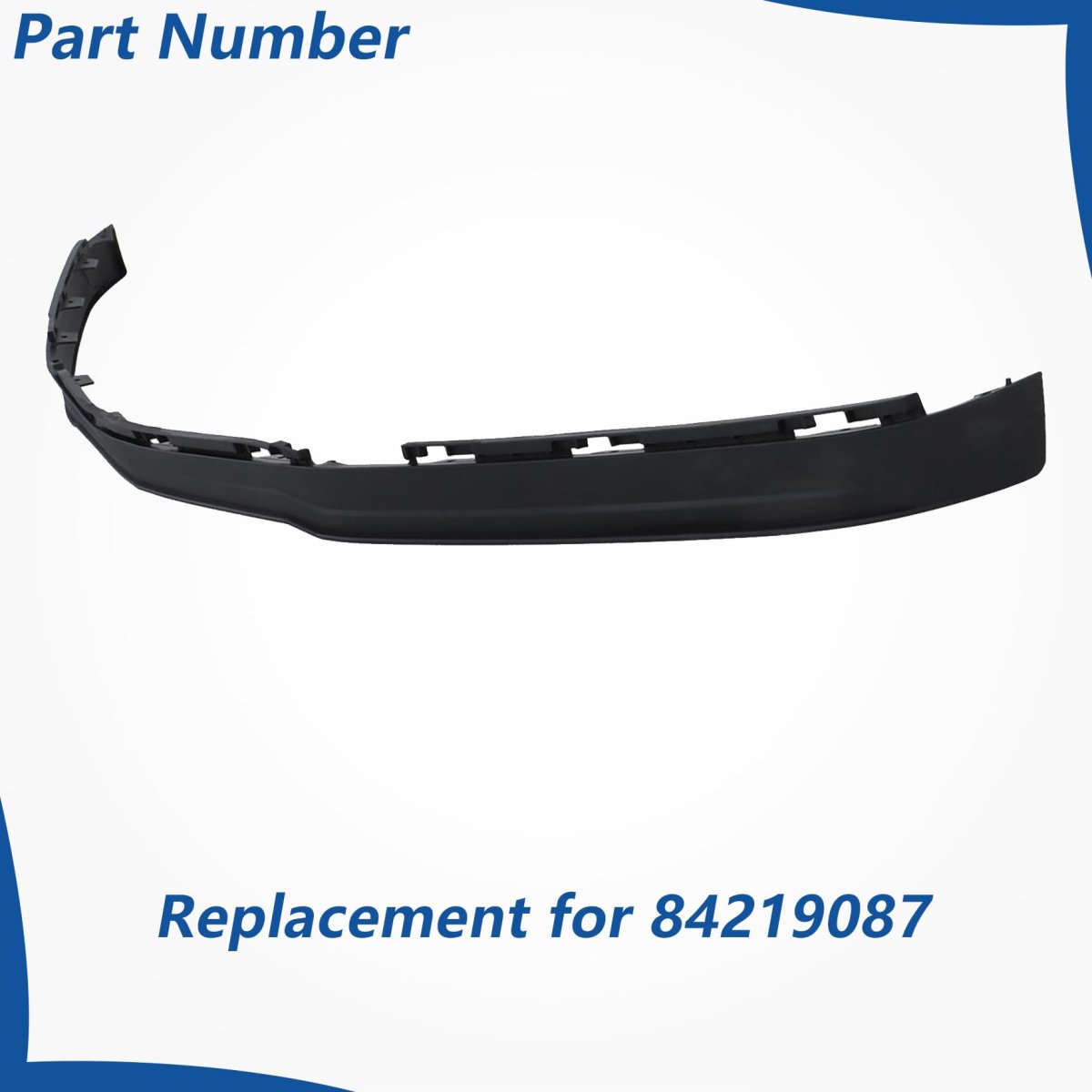 Plastic Front Bumper Cover Primered Replacement For Silverado 1500 2019-2021 84219087