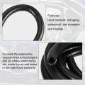 X Autohaux Silicone Vacuum Tubing Hose Line Automotive Engine Air Intake Pipe Black Id 14mm 9 84ft Length