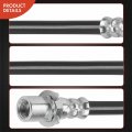 A-premium Front Passenger Brake Hydraulic Hose Compatible With Select Cadillac Models Srx 2004 2005 2006 2007 2008 2009 Replace