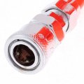 Uxcell 9 Meters Length 12mm X 8mm Polyurethane Coiled Air Hose Tube Orange