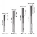 Uxcell Chucking Reamer Set Lathe Machine Straight Flute Milling Cutter High Speed Steel H8 Tolerance 6mm 8mm 10mm 12mm 4pcs