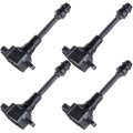 Set Of 4 Uf351 3-pins Coil Pack 20-2005 For Nissan Almera 1 8l L4 2002-2006 Sentra 1 