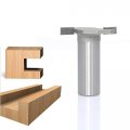 T Slot Router Bit 1 2 In Shank 5 32 Cutting Height Slotting Cutter For Wood And Grooving Carbide Tipped Without Bearing 