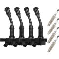 Suitable 2014-2020 Ford Fusion 5l 2017-2019 For Escape 1 L4 Automotive Replacement Ignition Coils 3-pins Uf735 Set Of 4 With 4
