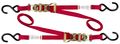 Ancra 47439-10 Red 1 X 66 Ratcheting Buckle Tiedowns 
