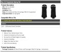 Rear Air Suspension Spring Set Of 2 For 2011-2020 Jeep Grand Cherokee Models With