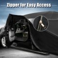 Uxcell Truck Car Cover For Hyundai Santa Cruz 2021-2023 Outdoor Waterproof Sun Rain Dust Wind Snow Protection Black