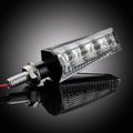 2x 8mm Motorcycle Accessories Black Racing 4 Led Turn Signal Light Indicator Lens Blinker Universal For Suzuki Honda Kawasaki
