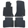 Floor Mats Carpet For Mercedes Benz Class W206 2022 2026 4 Piece Set Black Velour And Plastic Interior Front Rear Row Direct 