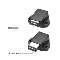 Uxcell Touch Magnetic Latches Press Catch Latch For Cabinet Door Cupboard Black 8pcs