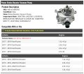 Power Brake Booster Vacuum Pump For 2013-2020 Ford Fusion