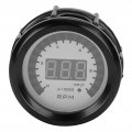 Fydun Car Digital Tachometer 52mm 2in 0a 9999 Rpm Tacho Gauge Replacement For 12v 4 6 8 Cylinder Gasoline Vehicles