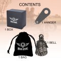 Motorcycle Bell With Hanger For Biker Good Gift Idea Lucky Bells Accessories Keychain Luck Gift Box