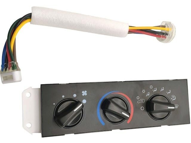 Hvac Temperature Control Panel Ac Selector Switch With Wiring Harness For 2002 2006 Jeep Wrangler And Left Hand Drive