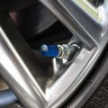 Sea Turtle Swimming In Ocean Tire Rim Wheel Aluminum Valve Stem Caps