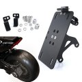 Side License Plate Holder Fender Eliminator For Rocket 3 R Gt 2020 2026 Aluminum Tail Tidy With Light Black Powder Coated 