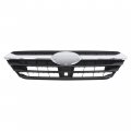 Hecasa Front Bumper Grille Compatible With 2020-2022 Subaru Legacy Su1200194 Grill Plastic Abs Painted Chrome Black Silvery