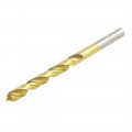 Gold Tone Hss 6 9mm Straight Shank Twist Drill Bit 