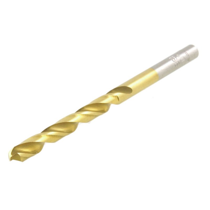 Gold Tone Hss 6 9mm Straight Shank Twist Drill Bit