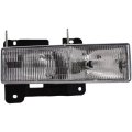Chevy C2500 C3500 K2500 K3500 Headlight 1988 To 2000 Passenger Side Composite Halogen Assembly Capa Certified Gm2503101 