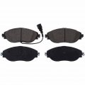 Front Brake Pad Set For Volkswagen Arteon 2019 To 2021 Non Asbestos Organic Pro Line Series 2 Wheel With Shims And Hardware 