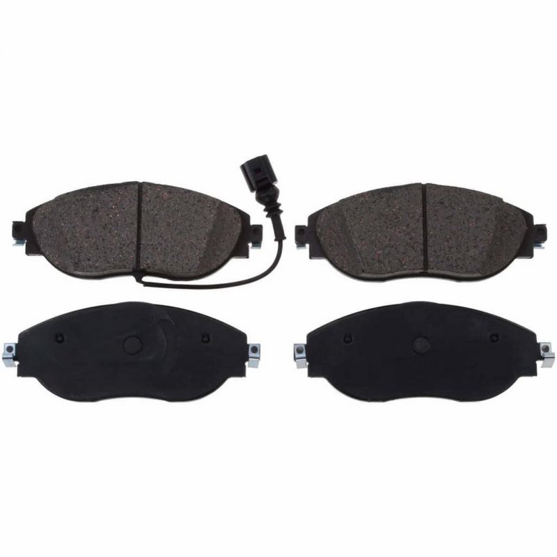 Front Brake Pad Set For Volkswagen Arteon 2019 To 2021 Non Asbestos Organic Pro Line Series 2 Wheel With Shims And Hardware