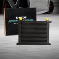 G-plus Black 30 Row English-style An10-10an Universal Engine Transmission Oil Cooler Aluminum